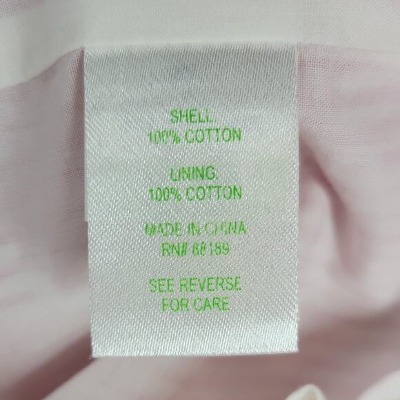 Lilly Pulitzer Adeline Dress Womens 2 Pink White Stripe Seersucker Mini Ruffles - Picture 7 of 12